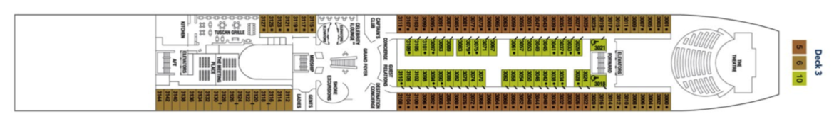 Celebrity Cruises Celebrity Summit Deck Plan 3.png